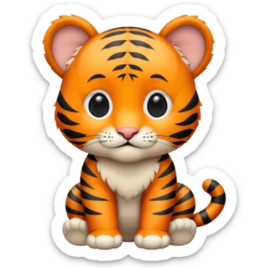 Baby tiger sticker