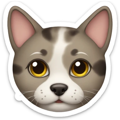 Dog cat sticker