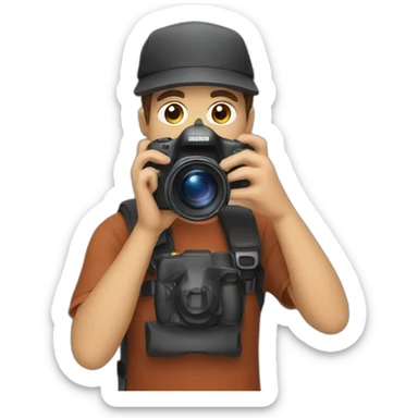Pfotographer and content creator sticker