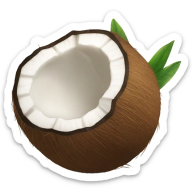 Coconut sticker