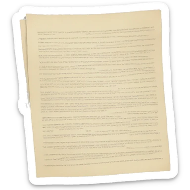 contract paper sticker