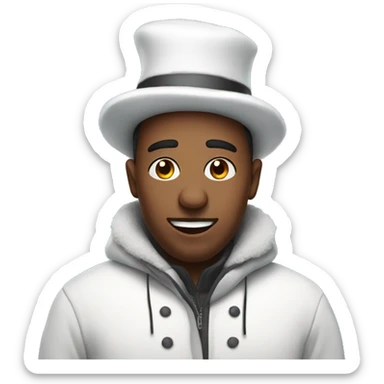 Me as a snowman  sticker