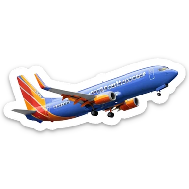 Southwest Airlines Boeing 737-800 sticker