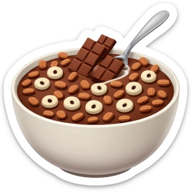 Cereal Chocolate Flavour sticker