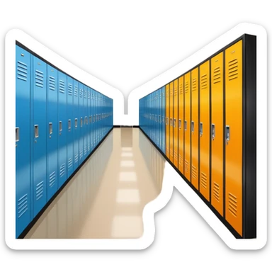 high school hallway sticker