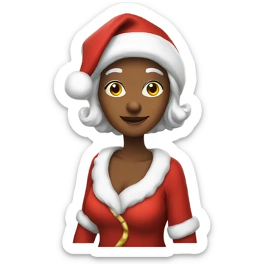 Mrs Claus  sticker
