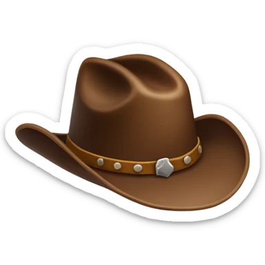 cowboy hat sticker