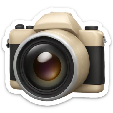 Camera beige sticker