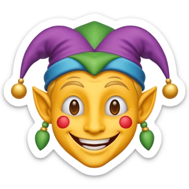 jester emoji  sticker
