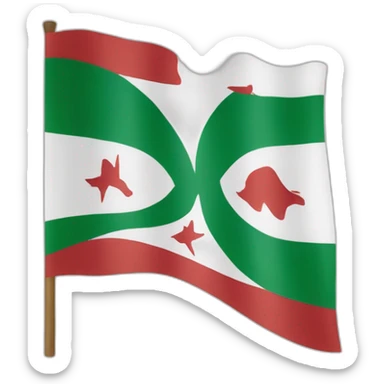 Basque flag (ikurriña) sticker