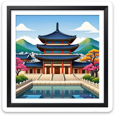 korean culture sticker