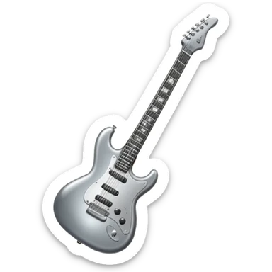 electric guitar little icon sticker