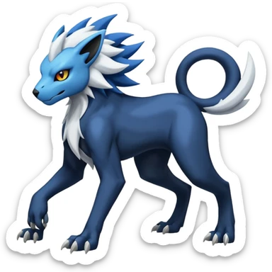 Luxray-Manectric-Absol-fusion, full body sticker