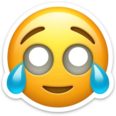 Emoticon Thristy sticker