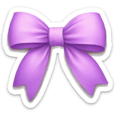Bow sticker