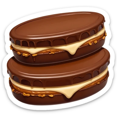 chocotejas ovaladas sticker