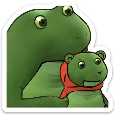 Fat baby crying  sticker