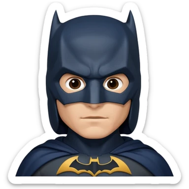christian bale batman sticker