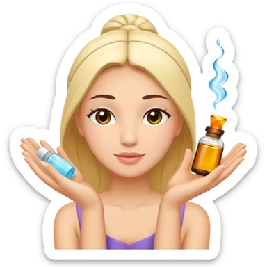 Aroma massage sticker