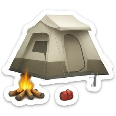 Camping sticker