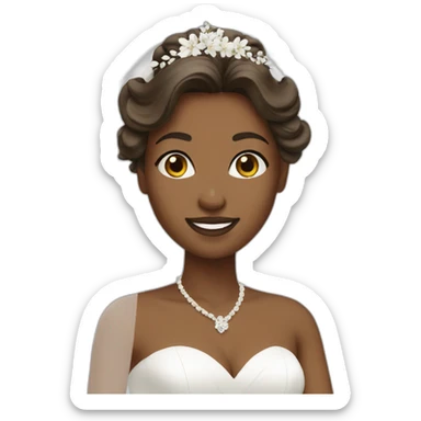 Bride sticker