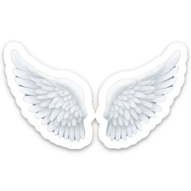 Angel wings sticker