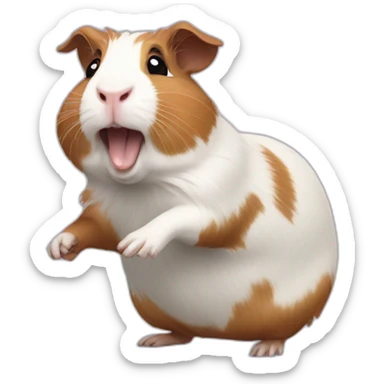 Dancing guinea pigs sticker
