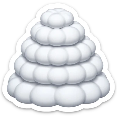  snow accumulate sticker
