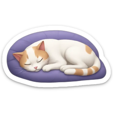 sleeping-cat sticker