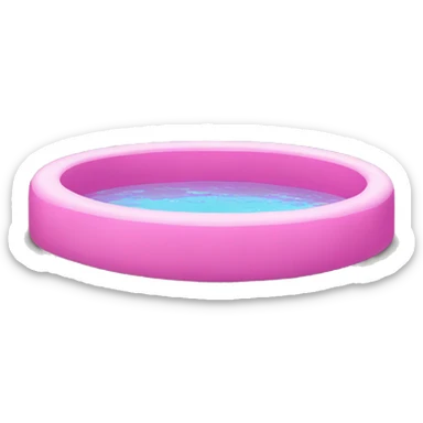 Pink pool  sticker