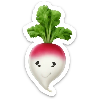 Radish sticker
