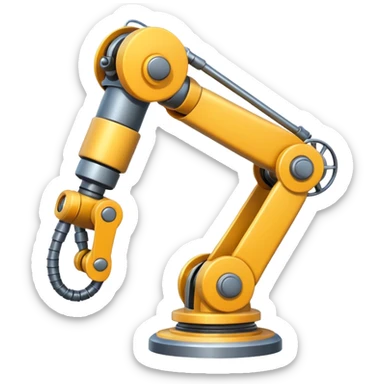 Mechanical arm sticker