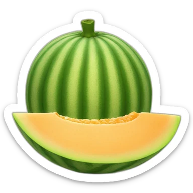 canteloupe sticker