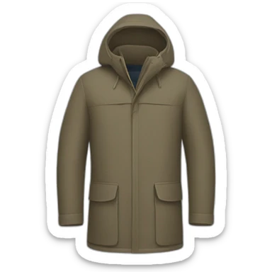 Manteau kway sticker