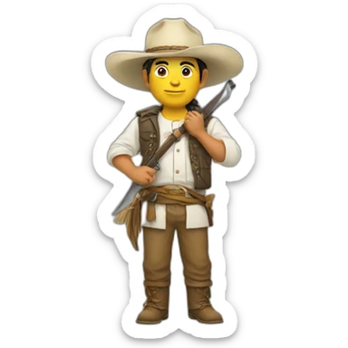 guerrero blanco sticker