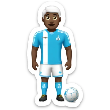 Maillot de foot de l olympique de Marseille sticker