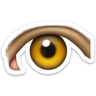 insanely detailed eye sticker