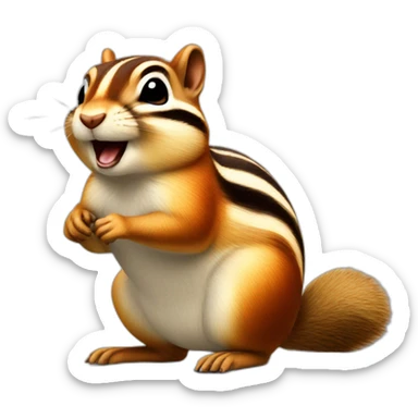 chipmunk-with-million-euros sticker