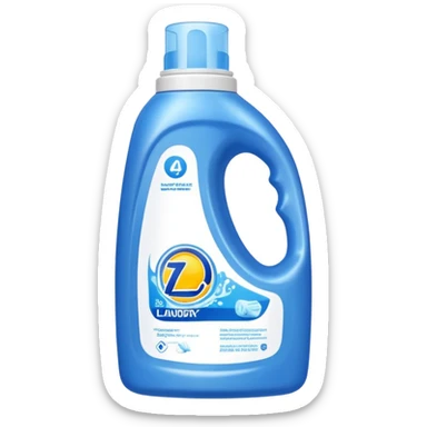 LAUNDRY DETERGENT sticker