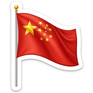 haz un emoji de china de la bandera sticker