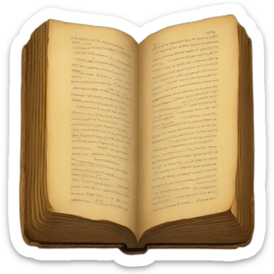 antique book sticker