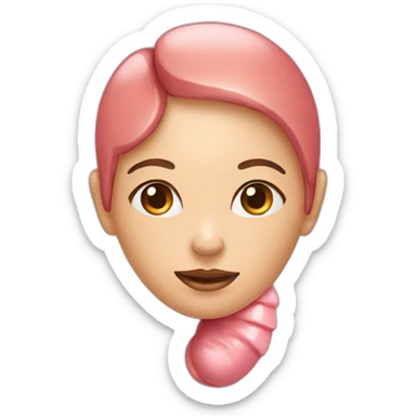 medical representation of an uterus sticker