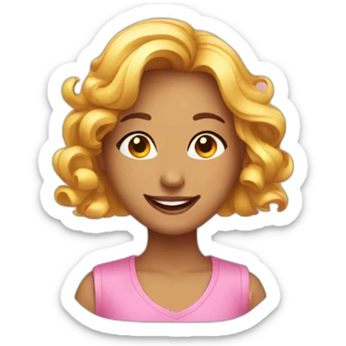 Happy Birthday girl sticker