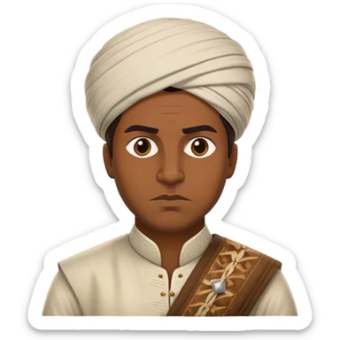 Cinematic Realistic Ho Chi Minh Portrait Emoji, depicted as a determined revolutionary leader in traditional attire with a humble expression, rendered with lifelike textures and soft natural lighting that captures his enduring legacy. sticker