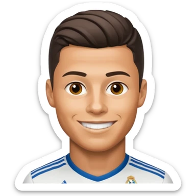 I want Ronaldo in madrid sticker