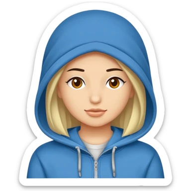 Saçı arkadan bağlı beyaz tenli kirli sakallı 24 yaşlarında üzerinde gri kapüşonlu sweat olan bir erkek çiz sticker