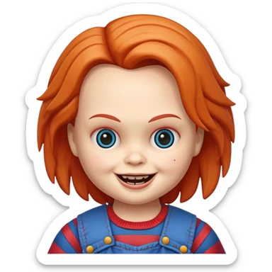 AaUn emojin de chuky sticker