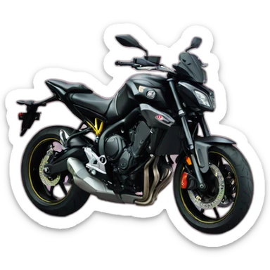 Moto yamaha mt 07 sticker