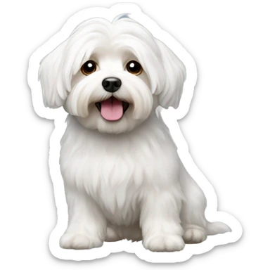 Bichon Havanese dog sticker