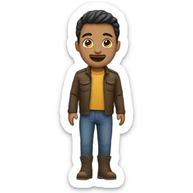 Homme amputé sticker